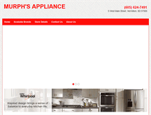 Tablet Screenshot of murphsappliance.com